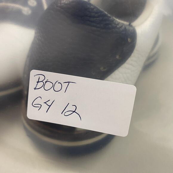 G/FORE Saddle Gallivanter Golf Shoes Mens 12 White Navy Blue Cleats G4MC20EF-03 - Picture 15 of 15